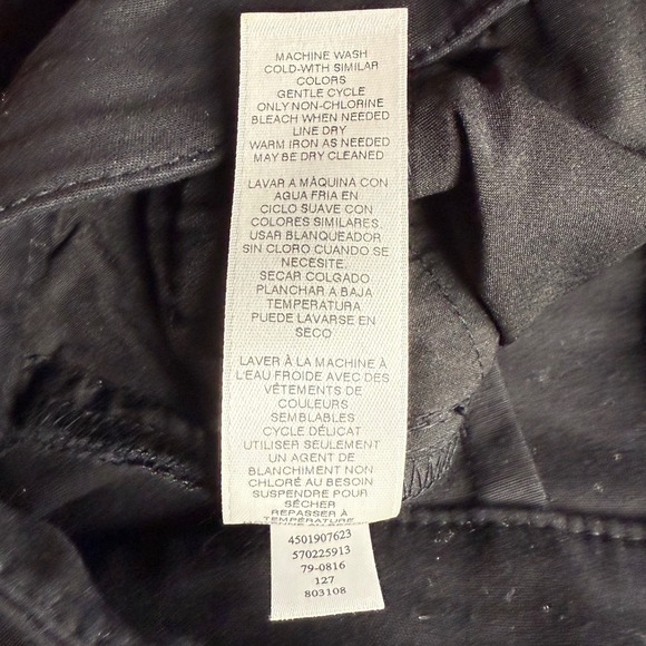 White House Black Market Bermuda Shorts Black Career Casual - Picture 11 of 11